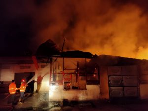 Kilang Padi Milik H. Rusli Hangus Terbakar