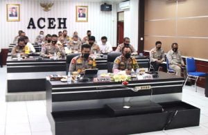 Terkait Pemberlakuan PPKM Berbasis Mikro Kapolda Aceh Terima Arahan dari Kapolri