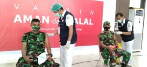 Kodim 0102/Pidie Kembali Vaksinasi Gelombang I Tahap II Bagi Prajuritnya, Terbukti Aman