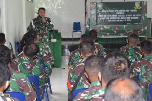 Cegah Penyalah Gunaan Narkoba, Kodim 0102/Pidie Adakan Sosialisasi P4GN Kepada Personel