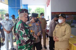 Untuk Mendukung Kebijakan Pemerintah Terkait Larangan Mudik, Kapolda Aceh dan Pangdam IM Kunjungi Pos Pam di Pelabuhan Ulee Lheue dan Terminal Batoh