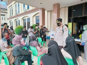 Swab Antigen Bagi 25 Orang Sopir dan Penumpang, 1 Orang Dinyatakan Hasilnya Positif