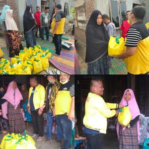 Partai Golkar Agara Bantu Sandang Pangan Korban Kebakaran