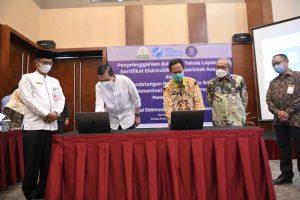Pemerintah Aceh Tandatangani Perjanjian Kerjasama Implementasi Sertifikat Elektronik dengan BSSN