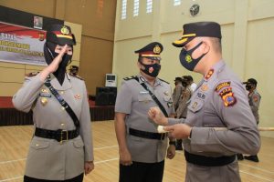 Kapolres Lhokseumawe Pimpin Upacara Sertijab Kasat Lantas