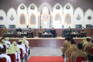 Evaluasi PPKM Berbasis Mikro dan Vaksinasi, Begini Arahan Dandim Pada Rapat Satgas Covid-19 Pidie