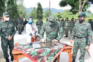 Danrem Teuku Umar Resmikan Gapura Batalyon Infanteri Raider Khusus 115/Macan Leuser di Aceh Selatan