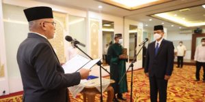 Sekda Lantik Azhari Jadi Kepala BPKA
