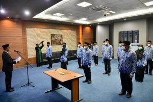 Asisten Administrasi Umum Sekda Aceh Lantik 16 Pejabat Eselon 3 dan 4, Ini Nama – Namanya