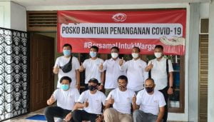 Hadapi Pandemi Covid 19, Gerakan #BersamaUntukwarga Launching Posko Bantuan