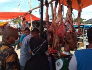 Daging Meugang Di Pasar Sigli Sepi Pembeli