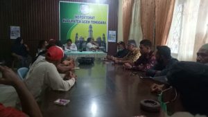 Puluhan Warga Desa Kampung Baru Tindak Lanjuti Laporan Ke Inspektorat Agara