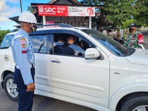 TNI AU Gelar Razia Masker, Puluhan Masyarakat Sabang Terjaring Operasi ProtKes