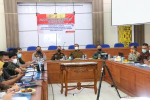 Dandim 0102/Pidie Hadiri Kegiatan Vidcon Bersama Unsur Forkopimda Pidie