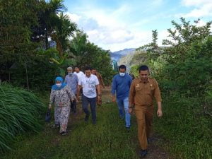 Wakil ll DPRK Nagan Raya Bersama Rombongan Kunjungi Desa Trans Pintu Angin