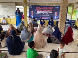 HUT ke 20 Partai Demokrat, Muslim Bersama DPC Aceh Utara Salurkan Bantuan Sembako dan Santuni Anak Yatim