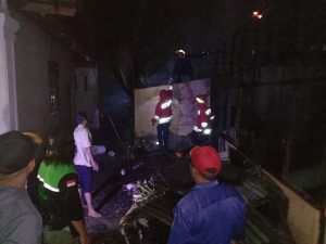 Dua rumah Warga Hangus Terbakar, Sepasang Suami Istri Meninggal Dunia