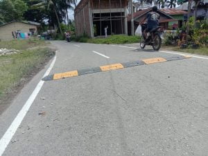 Diduga, PPK Proyek Portable/ Polisi Tidur di Agara Tutupi Harga Satuan