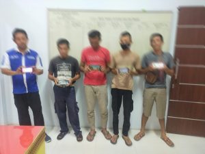 Polres Aceh Tenggara Ciduk Tujuh Pelaku Judi Online Diwarung Kopi