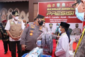 Upaya Cegah Omicron, Kapolri Minta Stakeholder Di Aceh Sosialisasikan Vaksinasi Booster