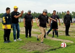 HT M.Nurlif Buka Turnamen Sepak Bola Tingkat Pemuda Pidie-Pijay 2022