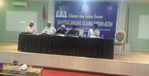 Dinas Pendidikan Dayah Aceh Laksanakan Mubahasah Bahtsul Masail Ulama Dayah, Ini Dia Hasil Keputusannya
