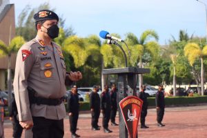 Kapolda Aceh Sambut Kepulangan Satgas Amole dari Papua, Semua Personel Pulang Dengan Selamat