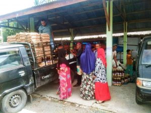 Pelaksanaan Pasar Murah di Kecamatan Tripa Makmur Berjalan Kondusif
