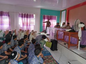 Hari Ke 20 Pesantren Ramadhan Kilat SMP Negeri 1 Jeuram Bahas Kajian Shalat Duha dan Tadarus