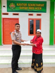 Kompol Boby Gelar Bakti Sosial di Dayah Mini Aceh Alue Naga