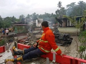 Teragis, Kurun Sebulan di Agara 7 Kali Musibah Kebakaran
