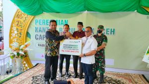 Bank Aceh KCP Suak Beukah Beroperasi, Aceh Jaya Terima Deviden Rp 8 Miliar