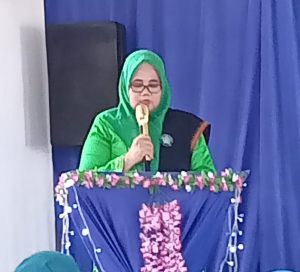 Ketua PKK Kabupaten Lantik TP PKK Se Kecamatan Darul Makmur