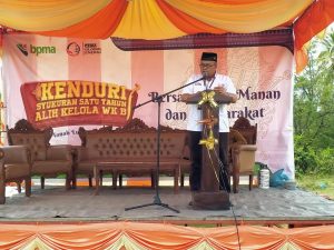 Satu tahun Alih Kelola Blok B, PGE Kembali Gelar Syukuran Dilapangan A1 Blang Jruen Tanah Luas