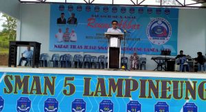 SMAN 5 Lampineung Banda Aceh Gelar Reuni Akbar, Amal Hasan Dikukuhkan Jadi Ketua Alumni Priode 2022-2027