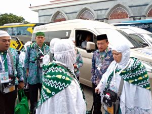 17 JCH Kota Subulussalam Masuki Embarkasi Haji Banda Aceh