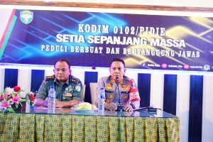 Pasca Pengadangan Warga Saat Penertiban Illegal Mining, Kapolres dan Dandim Pastikan Situasi di Pidie Kondusif
