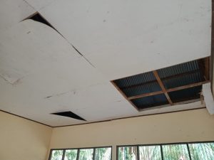 SD Negeri Alue Pungki Perlu Perbaikan, Plafon Nyaris Ambruk