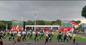 Tampil Memukau di Istana Presiden, Nurlif Puji Marching Band Gita Handayani Disdik Aceh