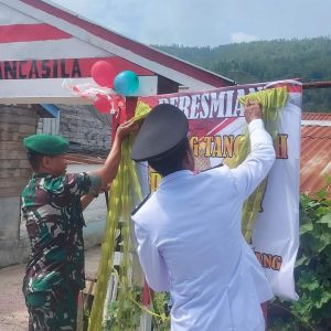Dandim 0113 Resmikan Kampung Ulun Tanoh Sebagai Desa Tangguh Pancasila