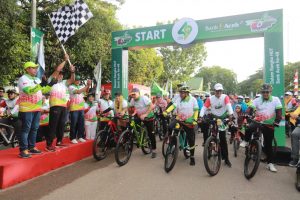 7,7 Ribuan Peserta Ramaikan Gowes Bank Aceh, Dua Peserta Bawa Pulang Sepeda Motor