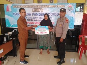 69 Warga Neubok Yee PP Terima Bantuan Langsung Tunai Dana Desa