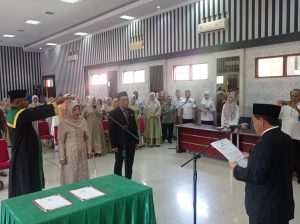 Mhd.Ridwan Melantik Dua Pejabat Eselon ll