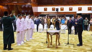 Lantik 4 Pj Bupati, Pj Gubernur Aceh Ingatkan Tingginya Inflasi dan Stunting