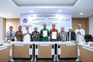 Tandatangani PKS Sistem Informasi Kredit Program, Bank Aceh Siap Salurkan Pembiayaan KUR Syariah