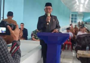 Bupati Nagan Raya H. M Jamin Idham Resmikan Pasar Rakyat