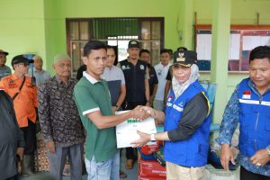 Pj Bupati Nagan Raya Fitriany Farhas Turun ke Lokasi Banjir
