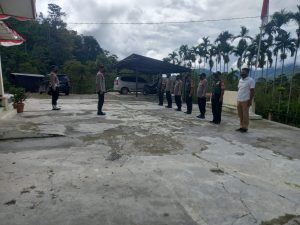 Bentuk Kerja Sama Yang Baik Polsek Koramil Putri Betung Apel Bersama