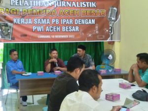 Ikatan Pemuda Aceh Besar Gandeng PWI Aceh Besar Gelar Pelatihan Jurnalistik, Ini tujuannya
