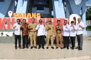 Simbol Keutuhan NKRI, Menkopolhukam dan Mendagri Kunjungi Kilometer Nol Indonesia di Sabang